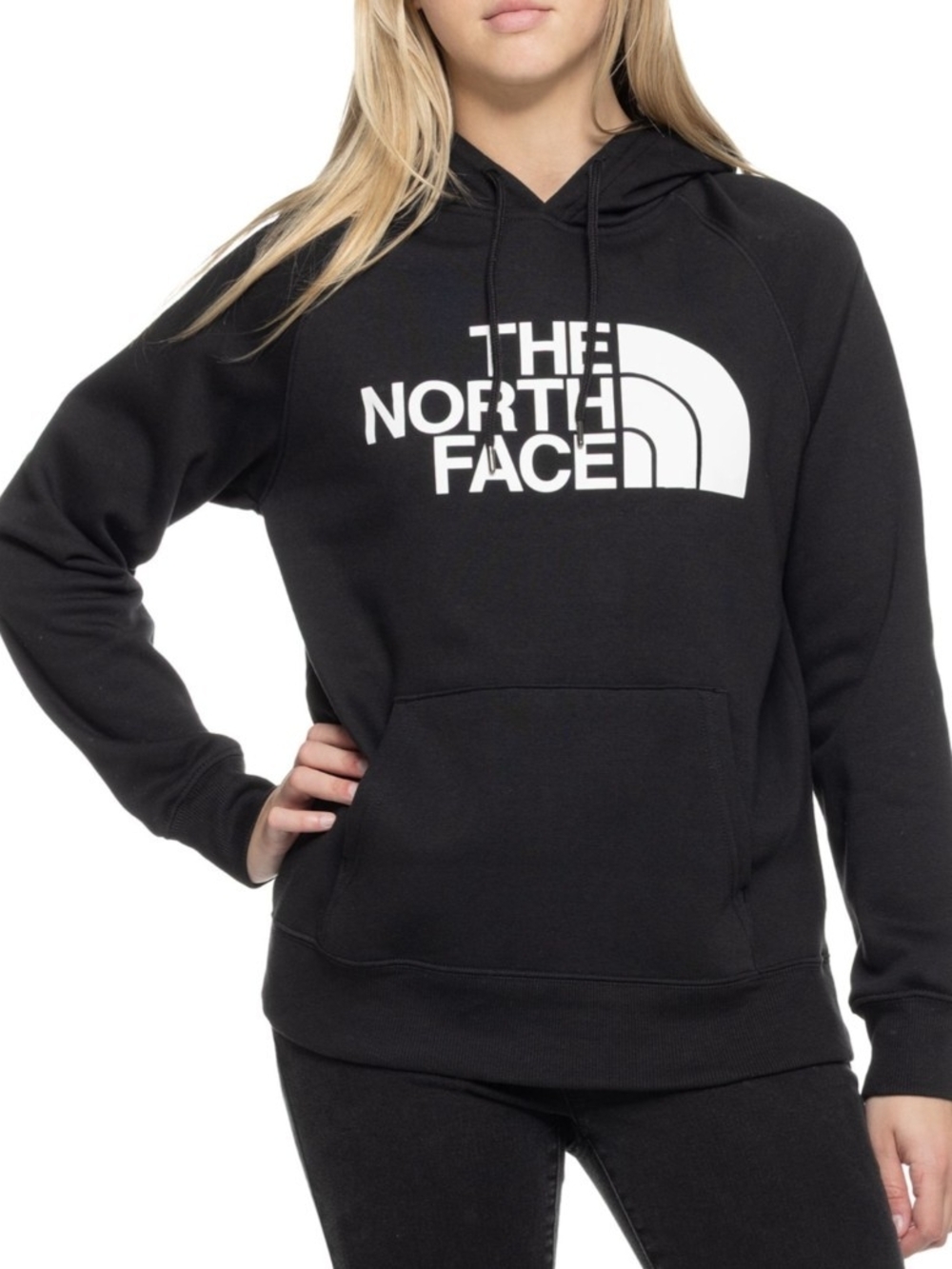 The North Face Half Dome Hoodie Women's Pullover Sweatshirt Black M